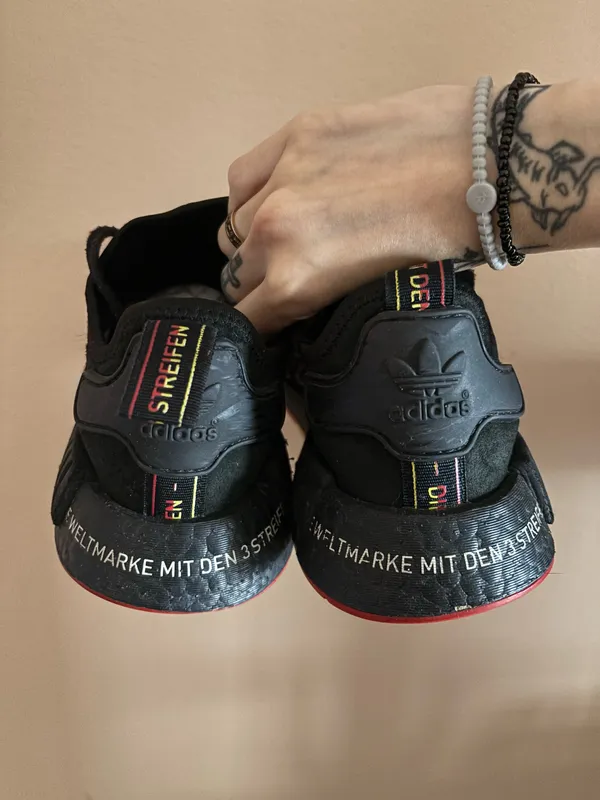 Adidas NMD_R1 'Black White Yellow' - Image 4