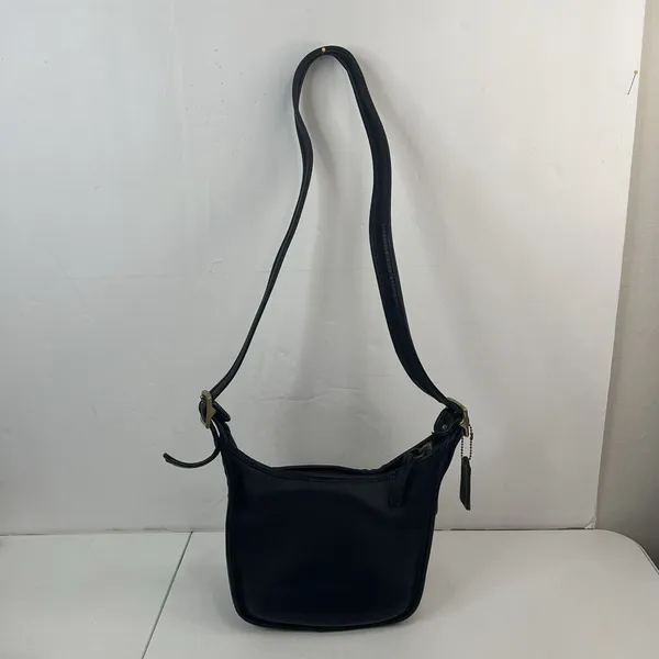 Coach Legacy Crossbody Bag Black Leather Vintage Janice‎ Ricardi-Desantos 9950 - Image 3