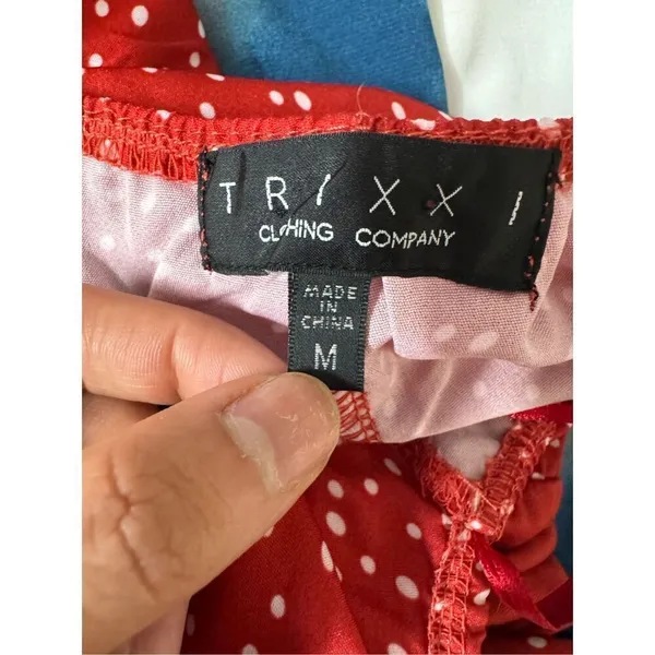 Trixxi red bodysuit size medium - Image 4