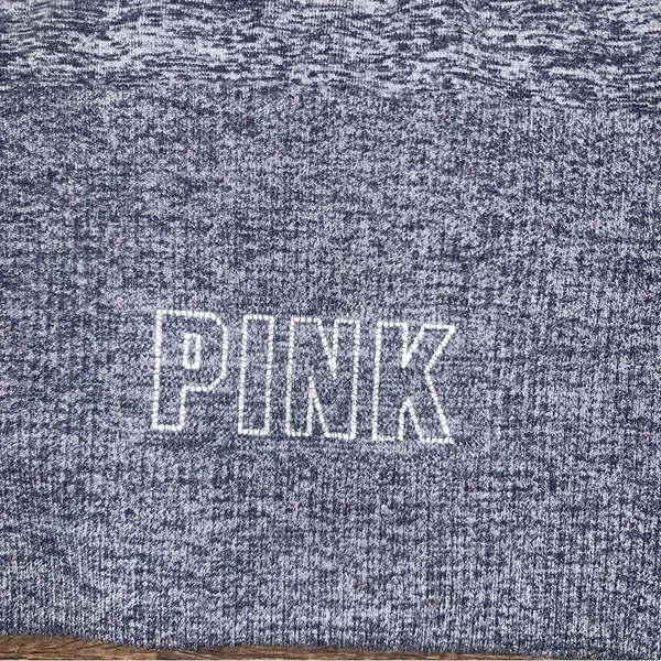 Victoria’s Secret PINK Sport Seamless Lightly Lined Blue Sports Bra Size Large - Image 2