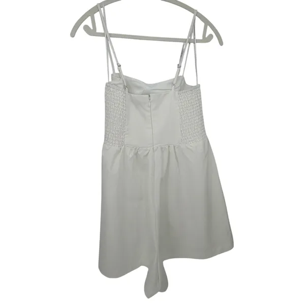Eclair White Wrap Skort Dress M 8 - Image 4