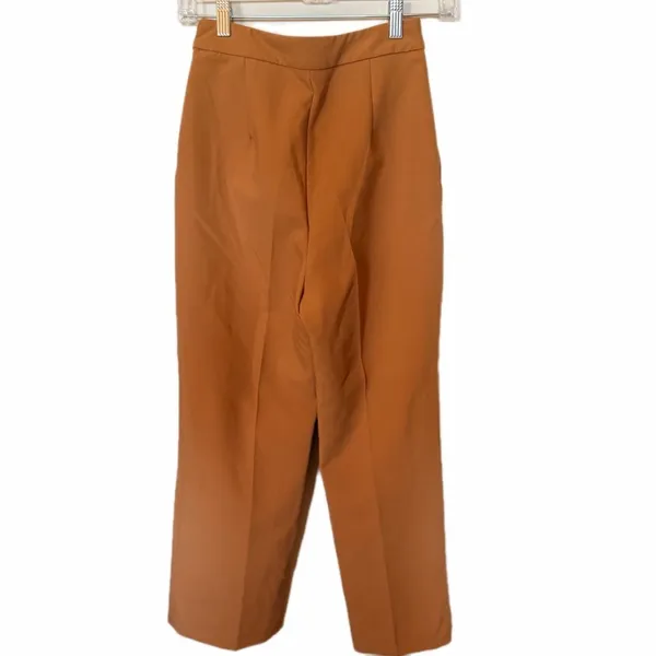 Revolve Pleated tan trousers size 0 - Image 2