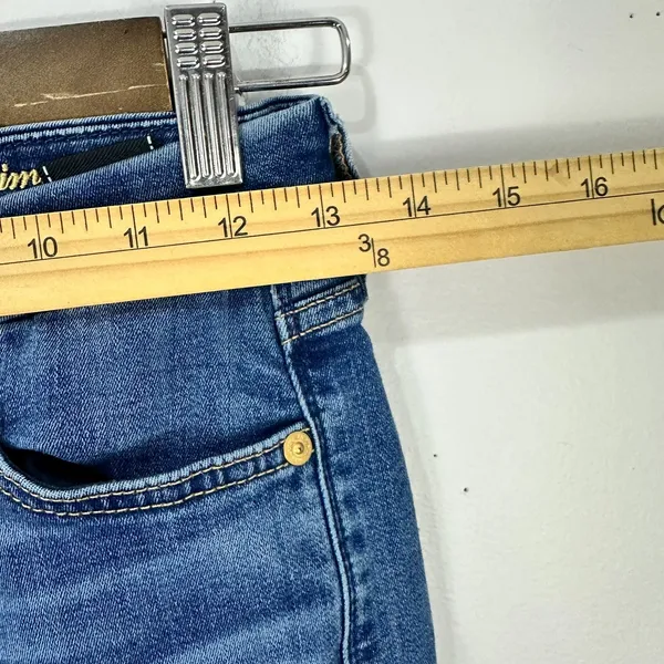 7 For All Mankind Jeans Womens 25 Blue Dark Wash‎ Kimmie Straight Leg Stretch - Image 5