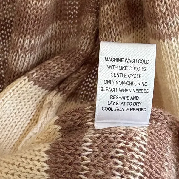 Cato Tan And Cream Cardigan‎ Size Large - Image 6