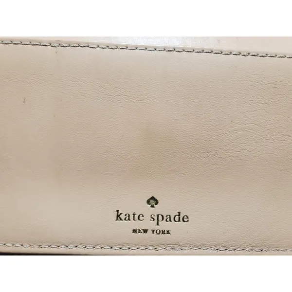 Kate Spade Wallet Sander Southport Avenue Clutch Buttermilk Black New York FLAWS - Image 3
