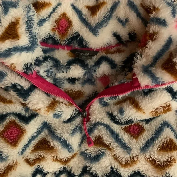 Eddie Bauer fleece pullover size small - Image 4