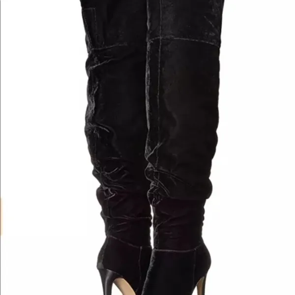 NWT The Fix Black Slouchy Boots Size 7.5 - Image 5