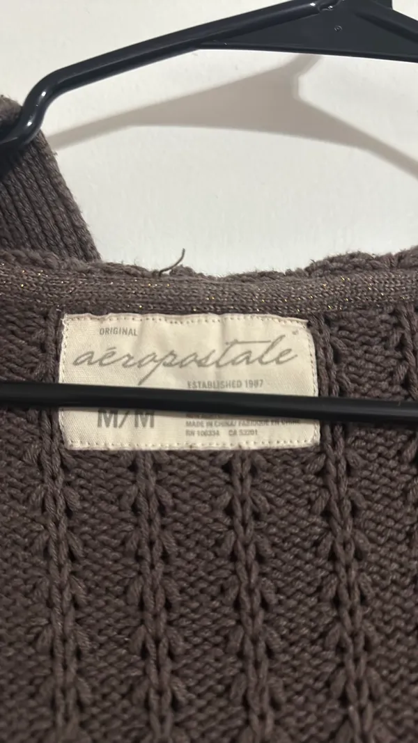Vintage Aeropostale Cardigan Knit - Image 2