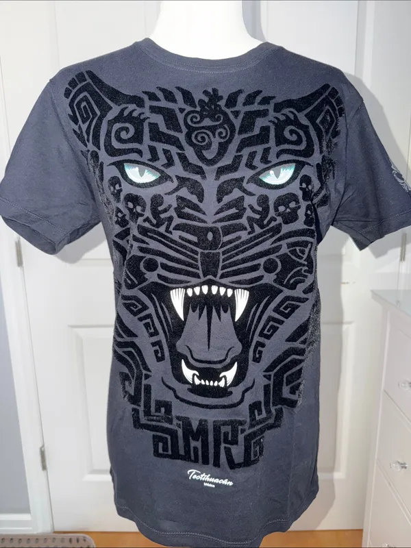 Black Jaguar Panther Graphic Shirt - Image 2