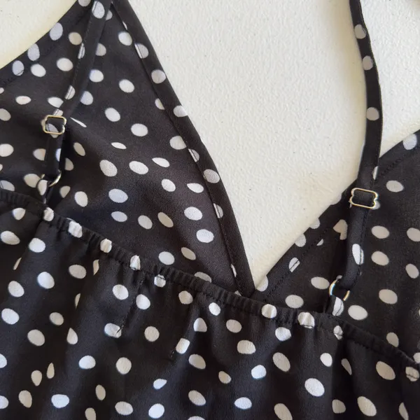 Princess Polly Her Jewel Mini Wrap Dress Polka Dot Adjustable Spaghetti Straps 4 - Image 11