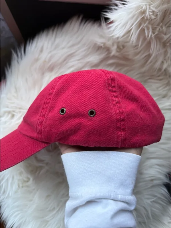 Kiawah Island Red Baseball Cap with Adjustable Strap - Image 4