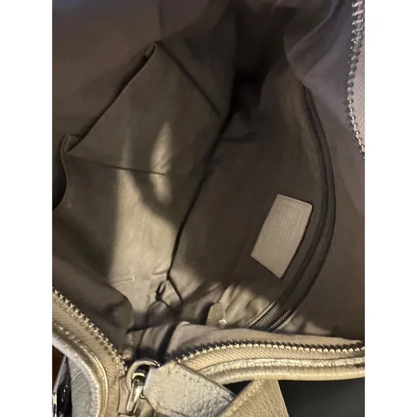 Coach silver‎ leather purse with tassles - Image 9