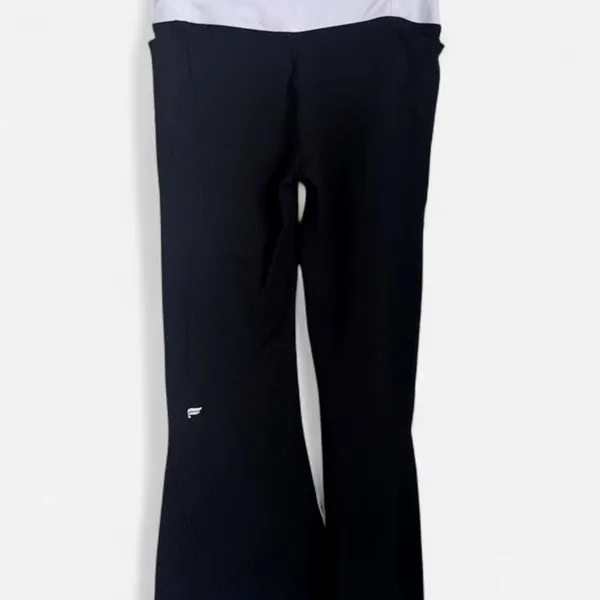 Fabletics Pure Luxe High Waisted Flare Leggings Black Small - Image 2