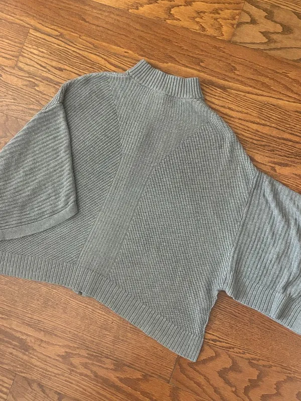Lululemon Softer Still Wrap Cashmere Blend Zip Up Cardigan Size Medium Large - Image 12