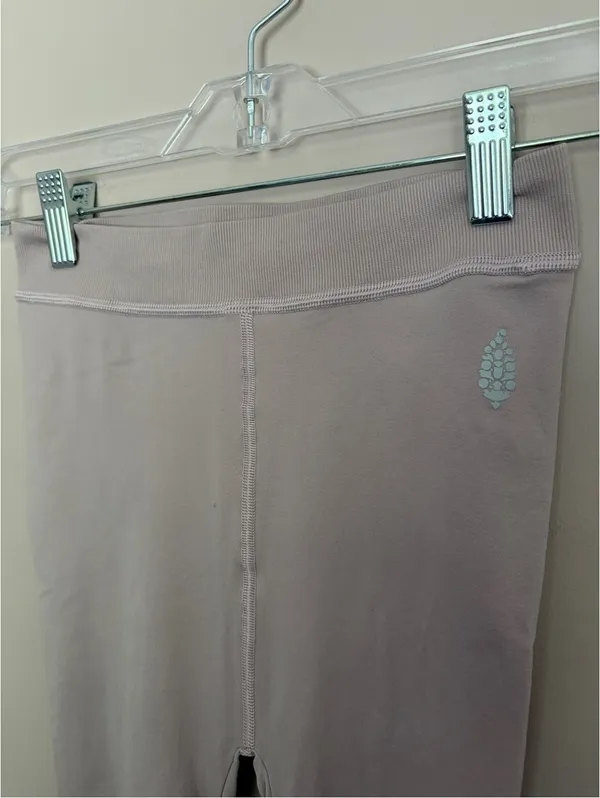 FP Movement Beat Street Semi-Sheer Leggings Oyster Neutral - Image 5
