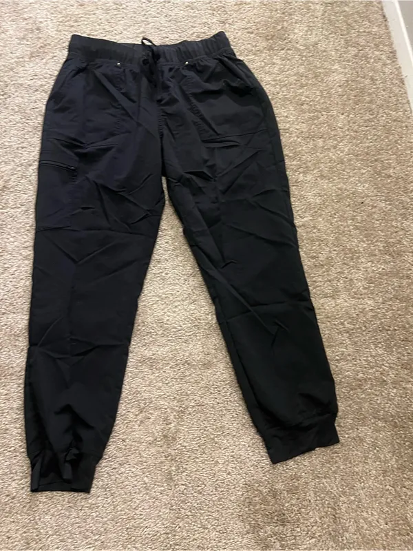 Scrubstar black cargo drawstring scrub pant‎ large - Image 5