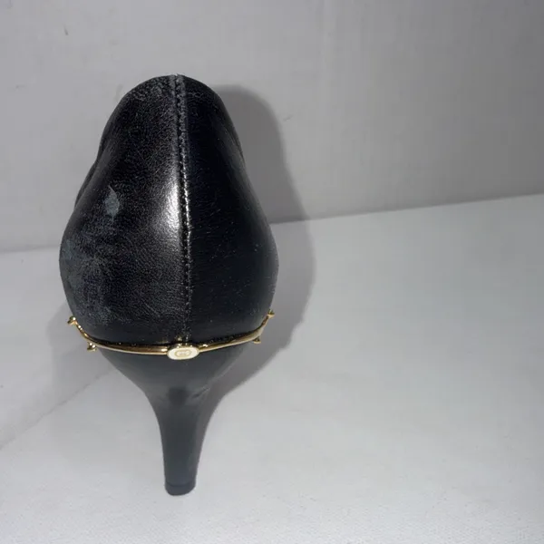 Gucci Amputee Right Only Old Money Classy Pump Leather Black Shoe Store Prop 36 - Image 2