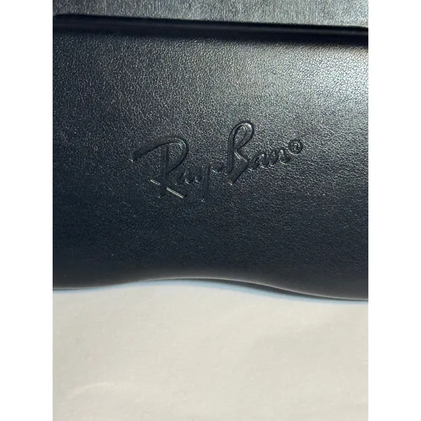 Ray-Ban Black Clamshell Sunglasses Case Hard Shell Eyewear Holder Logo - Image 4