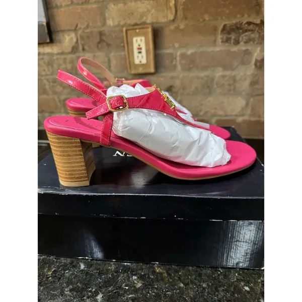 Lauren by‎ Ralph Lauren Women's Westcott Ii Heel Sandal Pump Pink Size 9.5 - Image 2