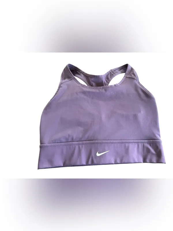 Nike Purple Dri Fit Pull Over Racerback Sports Bra Sz XL No Pads - Image 2