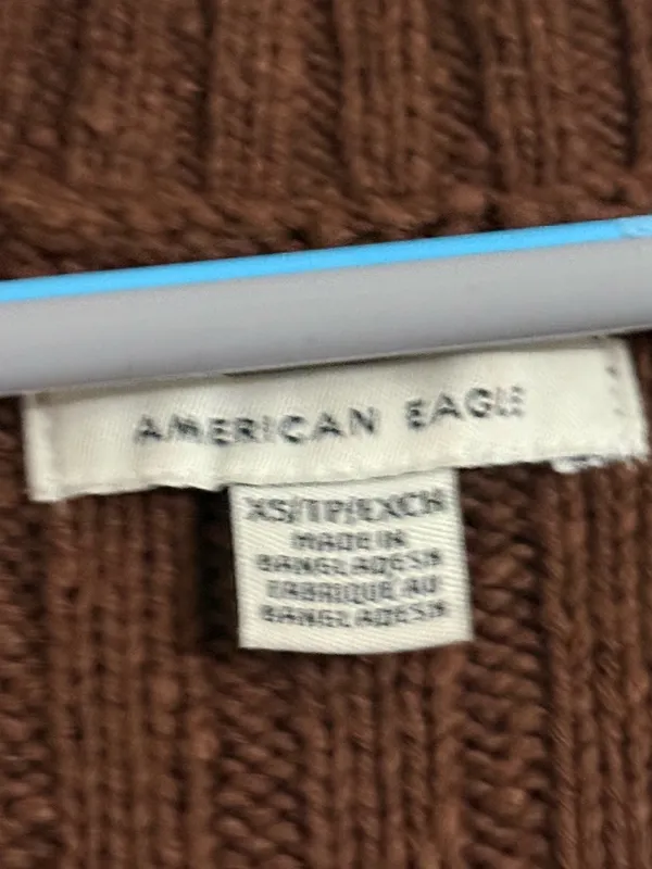 American Eagle Cropped Cardigan Sweater XS - Image 5