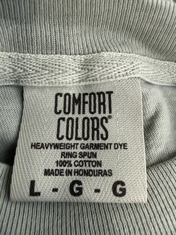 Comfort Colors Sage Green 'MERRY' Graphic Tee - Image 4