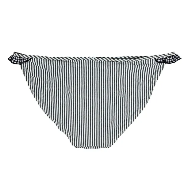 Aerie Bikini Bottoms Striped Ruffle Gingham Trim Womens Size L‎ - Image 2