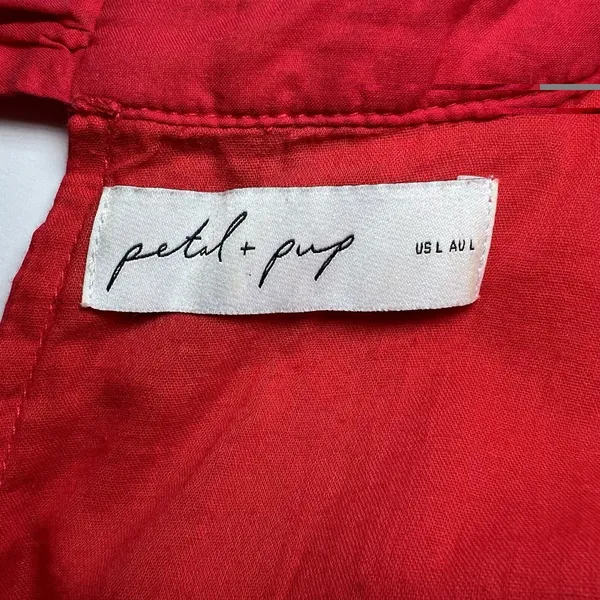 Petal And Pup Bradshaw Color block Tiered Cotton Shift Dress Size Large - Image 6