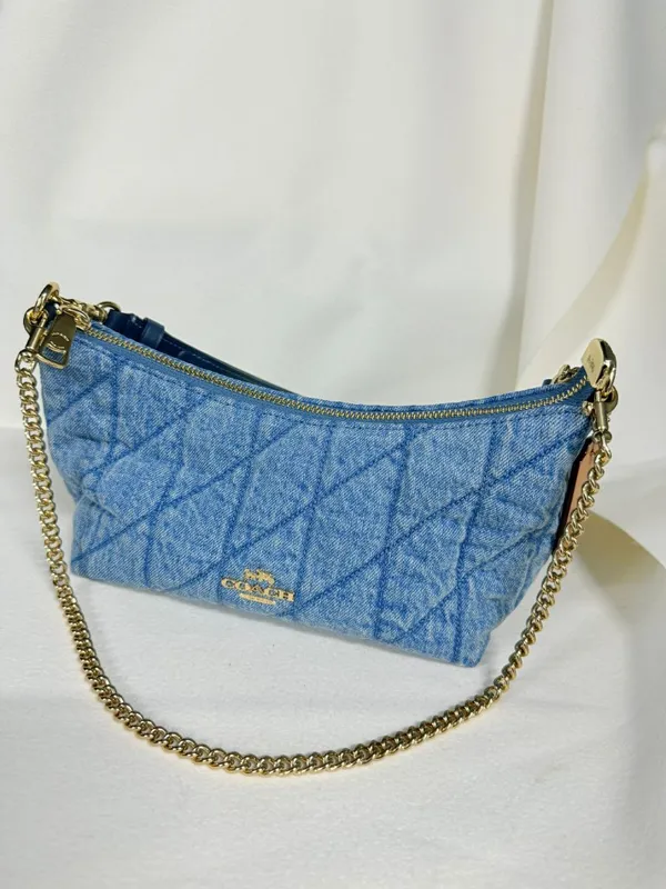 coach Caitlin Shoulder Bag With Quilting cdz89 - Image 3