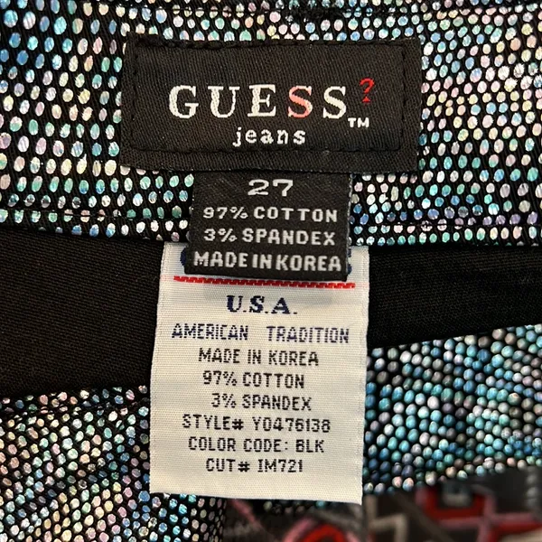 Guess Vintage Metallic Pants - Image 2