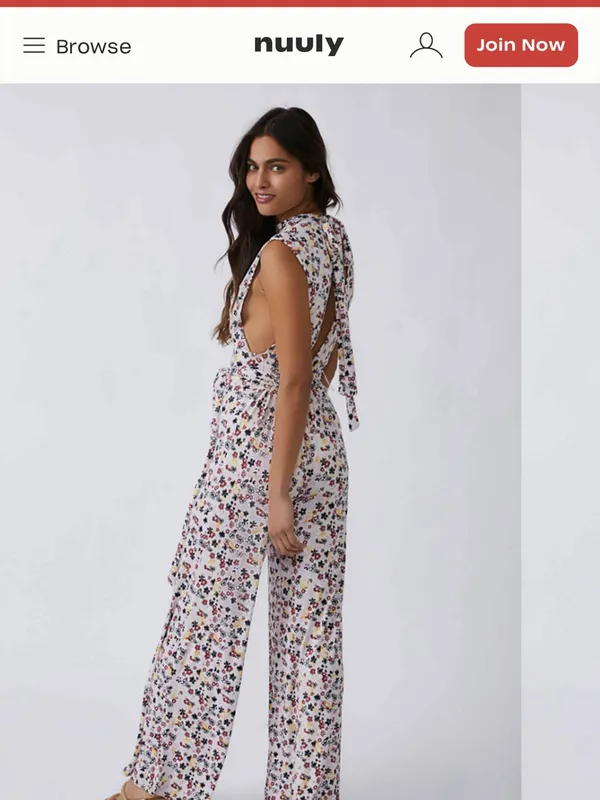 Free‎ People Vibe Check Jumpsuit small NWT - Image 2