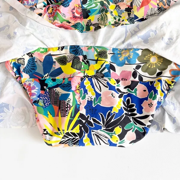 Johnny Was Womens Layla Halter Ruched Floral Boho Resort Vacation Swim Dress L - Image 10