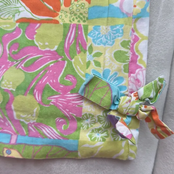 Vintage White Label Lilly Pulitzer Patchwork Skirt - Image 2