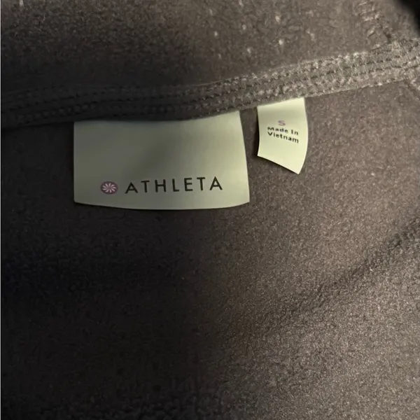 🙂Athleta Charcoal Hooded Sweatshirt - Image 2