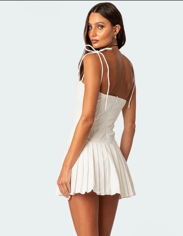 White Edikted mini dress - Image 2