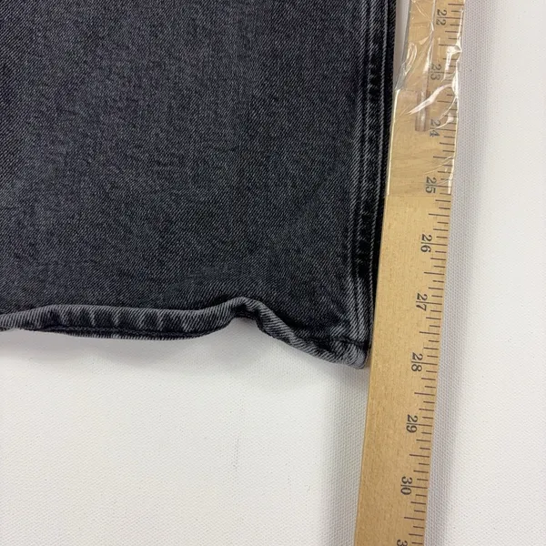 AGOLDE Jeans Womens 31 Gray Charcoal Wash High Rise Straight Stretch Denim - Image 7