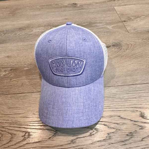 Ron Jon Surf Shop Trucker Hat Light Blue Mesh Back Adjustable‎ Baseball Cap Purple - Image 2