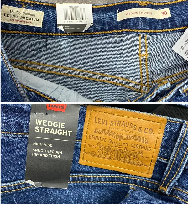 Levi's NWT Wedgie Straight High Rise Jeans - Image 9