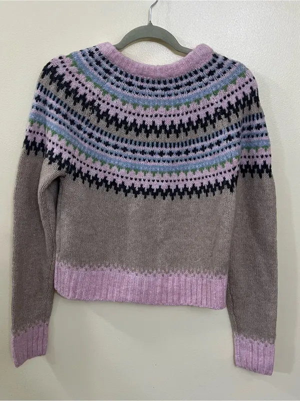 NEW Altar’d State Fairisle Button-up Cardigan Sweater Size Small NWT - Image 5