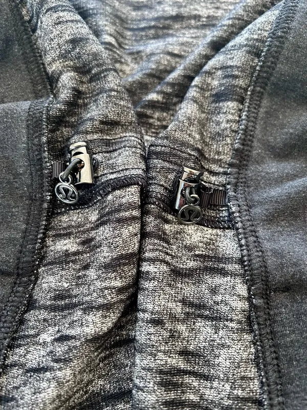 Lululemon Charcoal Gray Full-Zip Hoodie, 12 - Image 6