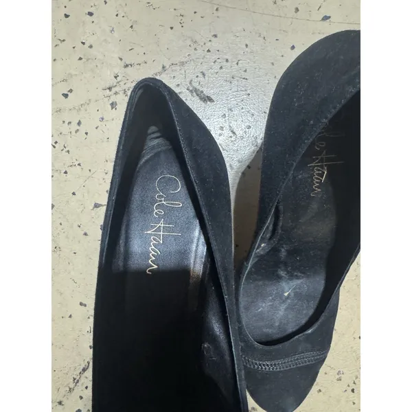 Cole Haan Women's Air Stephanie Suede Leather Pumps Heels Black $180 - Size 10B - Image 7