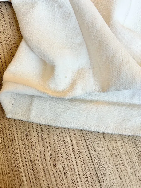 Aritzia Wilfred The Effortless Pant Wide Leg Crepette in Light Birch Size 16 - Image 10