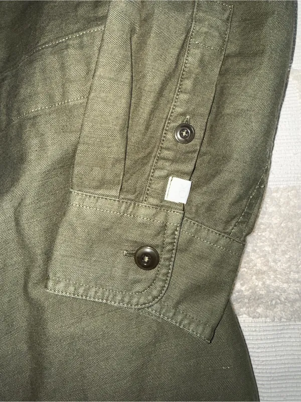 NWT‎ Olive Green Button-Front Shirt Dress size Small - Image 2