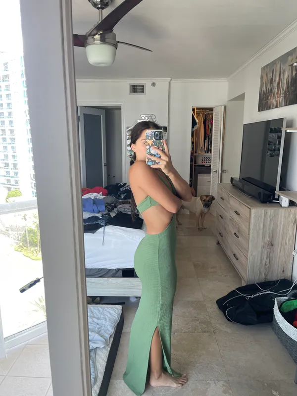 Green Maxi Dress - Image 3