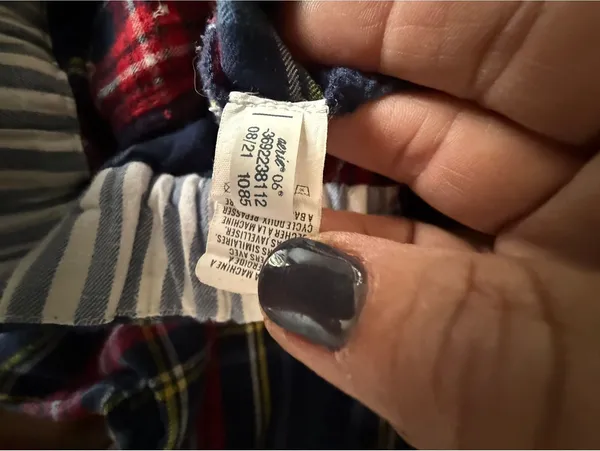 Aerie Cozy Plaid Flannel Lounge Pants with Drawstring Waist and Button Detail - Image 10
