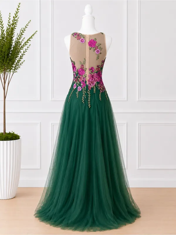 JJ's House Floral Embroidered Formal Gown Prom Evening Dress Size US 4 EU 36 NWT - Image 6