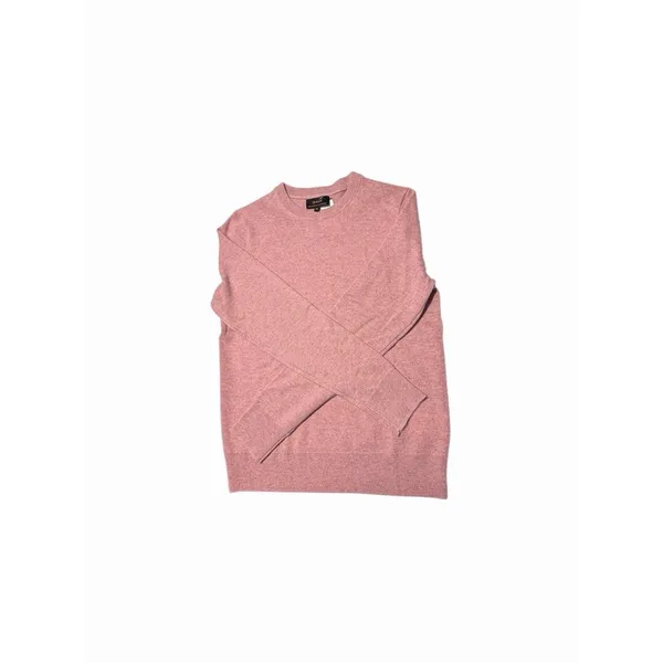 Quince Women’s Mongolian Cashmere Crew Neck Sweater XS Mauve Mist Soft Pink - Image 3