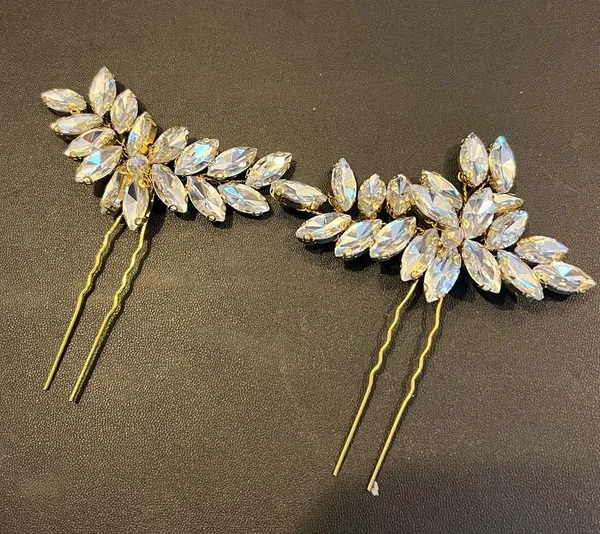 Jeweled Wedding hair Pins - Image 3