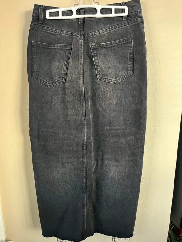 Reformation Nila Long Denim Skirt - Image 4