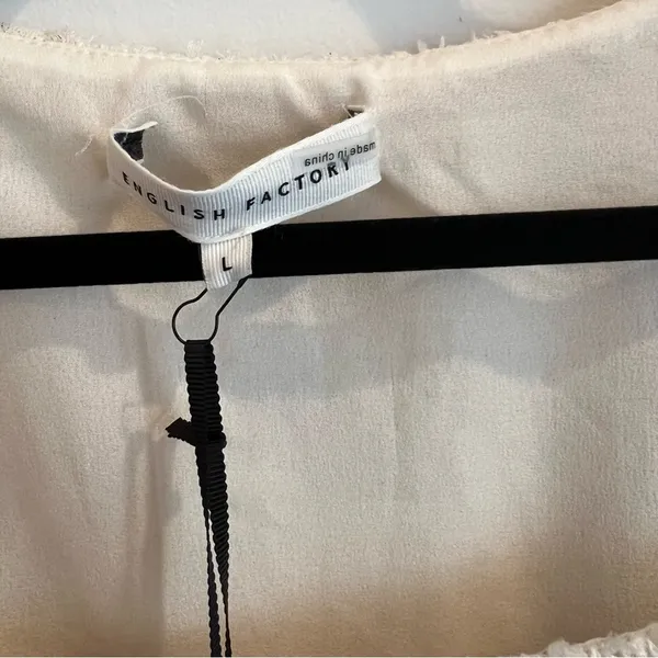 English Factory NWT Color Block Tweed Mini Dress | L - Image 8